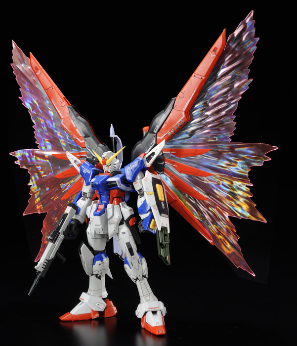RG ZGMF-X42S Destiny Gundam Titanium Finish + Lightning Wing Effect Unit 1/144 Scale Model Kit Set