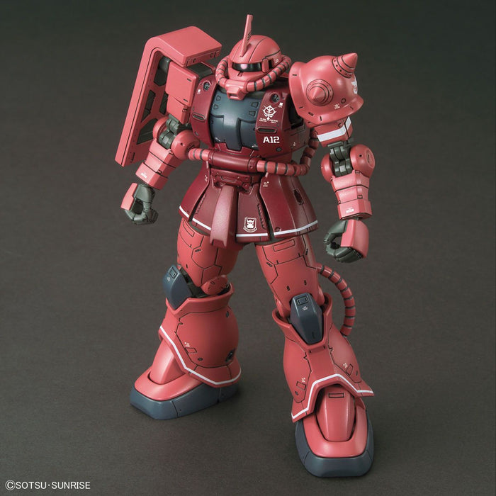 HG MS-06S Zaku II Char's Custom Red Comet Version 1/144 Scale Model Kit