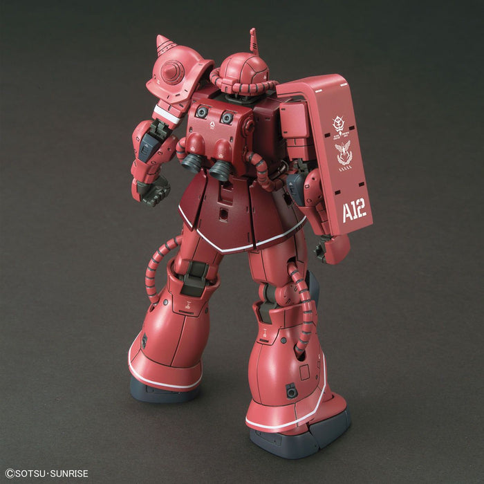 HG MS-06S Zaku II Char's Custom Red Comet Version 1/144 Scale Model Kit