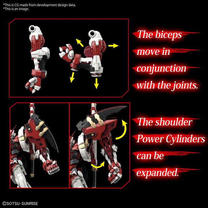 Hi-Resolution Gundam Astray Red Frame Powered Red 1/100 Scale Model Kit