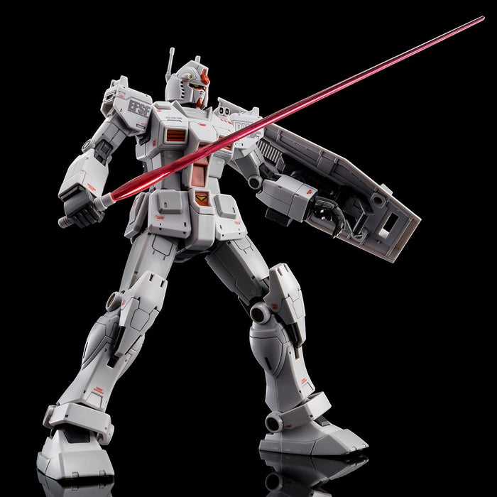 HG RX-78-02 Gundam Rollout Color (Gundam The Origin Version) 1/144 Scale Model Kit