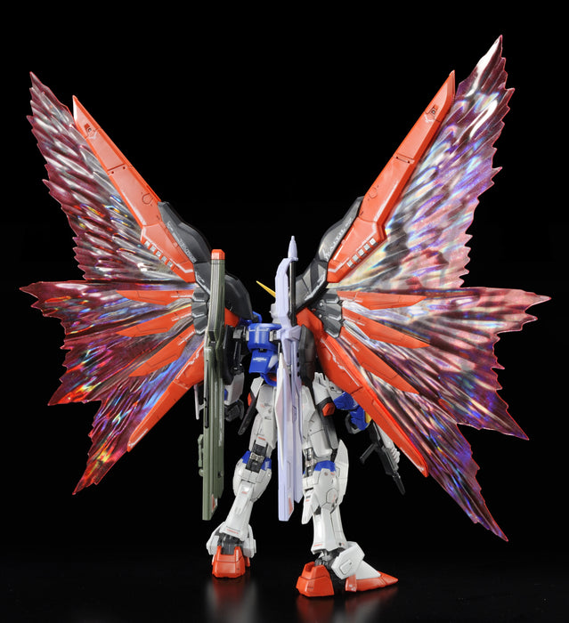 RG ZGMF-X42S Destiny Gundam Titanium Finish + Lightning Wing Effect Unit 1/144 Scale Model Kit Set