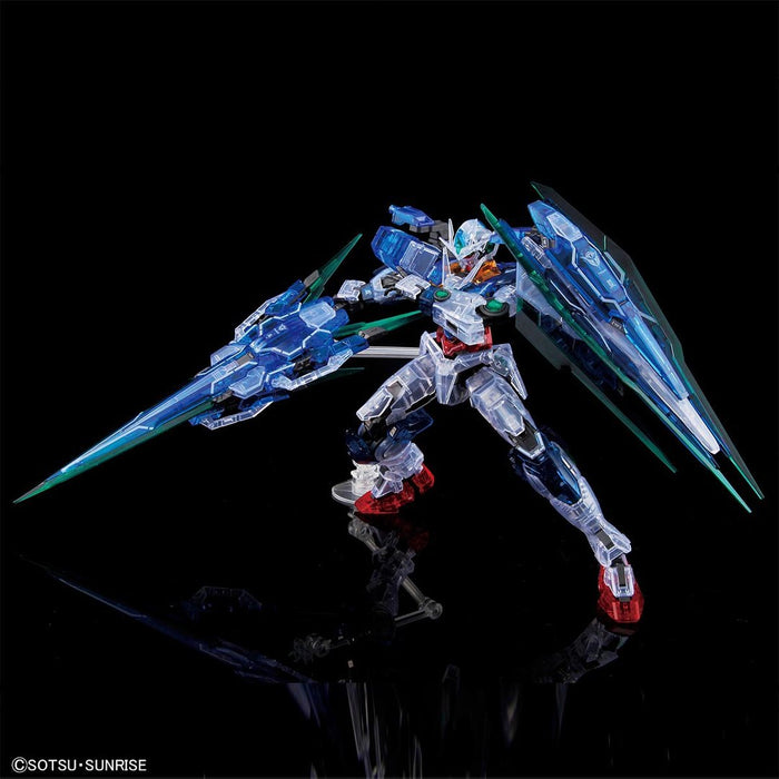 RG GNT-0000/FS 00 Qan[T] Full Saber Gundam Base Limited Clear Color 1/144 Scale Model Kit